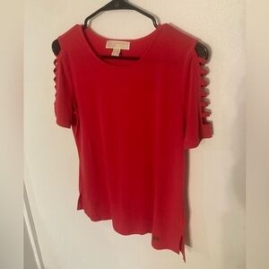 Michael Michael Kors red/pink blouse in size small. No flaws